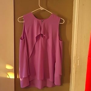 Lavender tank top blouse